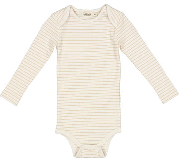 MarMar Copenhagen - Fine rib body Ben - Hay stripe